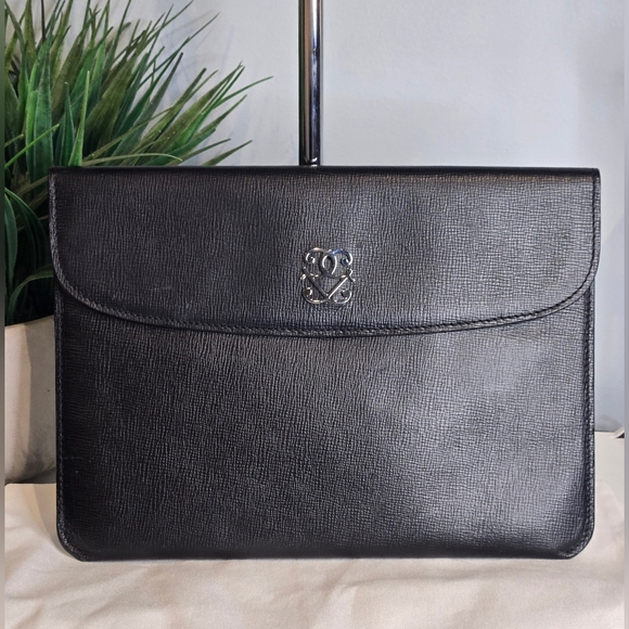 Germaine Guerin Vintage Made In Italy Leather Clutch - Picture 9 of 9